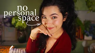 ASMR Girl invades your personal space Scalp massage scalp care