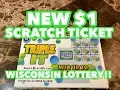 NEW 1 WISCONSIN SCRATCH OFF TRIPLE IT Wisconsin Lottery Scratch Offs