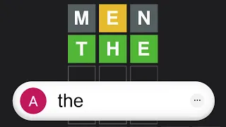 Solving your Wordles