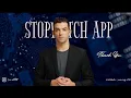 Stop-Watch App Made Using Vanilla JavaScript