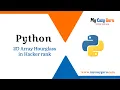 Hacker Rank 2D Hourglass Program Python in Hindi