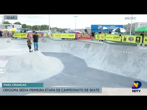 Criciúma sedia primeira etapa de Campeonato de Skate “kids Only”