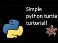 Easy python tutorial for beginners Turtle Module