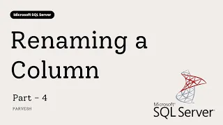 04 How to Rename a Column in SQL Server Proper Way Step-by-Step Tutorial