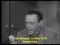 Little Richard - Lucille 1957 (Stereo Video)