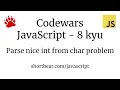 Codewars - Javascript