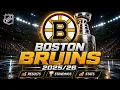 Boston Bruins Season Every Game Results Standings Stats NHL