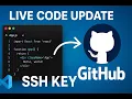Auto Push Code to GitHub using SSH Setup SSH Key in macOS VSCode Live GitHub Update Tutorial