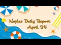 Naples Daily Report Saturday April 25 2026