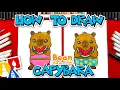 How To Draw Bean The Summer Capybara
