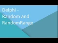 Delphi - Random vs RandomRange