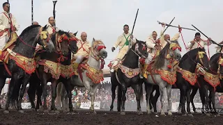 المقدم عبد الله بن بيه من اقليم سيدي قاسم في اختتام مهرجان الاصيل ب المهارزة الساحل 2023 