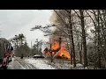 Fire destroys home on Christmas Eve in Winchendon Massachusetts