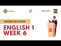 Week 6 English 1 Graded Solutions IITM BS Data Science Degree