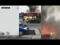 Fire tears through businesses in Queens