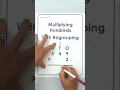 Multiplication with regrouping column form - Singapore Math Mini Tutorial