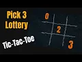 Lottery Strategy Secret to Win Pick 3 Tic Tac Toe Method Part 2