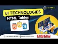 HTML Tables UI Technologies HTML CSS JavaScript TechidZ by Srinivas Garapati