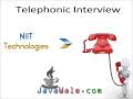 Java Telephonic Interview NIIT Technologies
