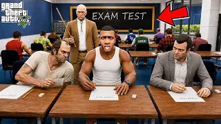 Franklin Take the Hardest School Test In GTA 5!