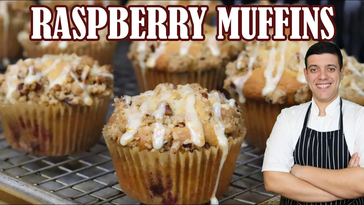 The Best Raspberry Muffins   Recipe by Lounging with Lenny