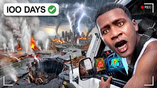 I Spent 100 DAYS in EXTREME Weather in GTA 5! (Part 4)