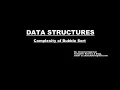 Complexity of Bubble Sort - DATA STRUCTURES
