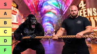 I Ranked FREMONT STREET PERFORMERS with Strength Tests F Tier to S Tier
