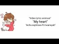 Lagu My heart video lirik animasi
