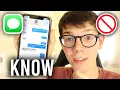 How To Know If Someone Blocked You On iMessage - Full Guide