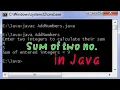 Java program to add two numbers with user input How to add two numbers in Java