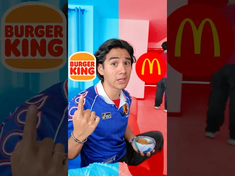 Mc Donalds o Burger King😱🍟 ¿Quién es mejor?🍔
