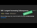 Unscripted LC300 - Longest Increasing Subsequence 2025