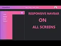 How to Create Responsive Navigation Bar using HTML and CSS