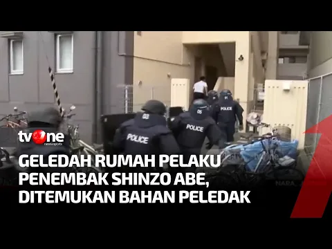 Polisi Geledah Pelaku Pembunuh Shinzo Abe