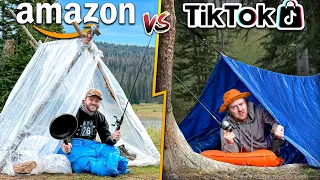 TikTok Shop vs. Amazon - $150 Overnight Survival Challenge!