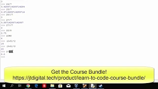 Math Operators Learn to Code with Python