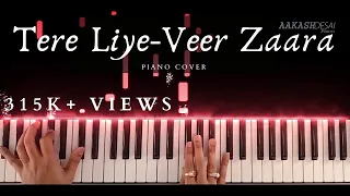 tere liye veer zaara piano cover roop kumar rathod u0026 lata mangeshkar aakash desai