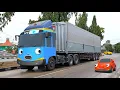 Lagu Wadidaw... Ada Truk Kontainer Besar, Truk Tangki, Bus Telolet Basuri Mirip Tayo Dan Teman Temannya