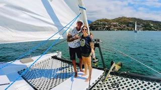 We raced on a performance Catamaran!! (Zihuatanejo, Mexico) | Sailing Sitka Ep 130