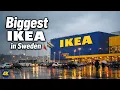 Largest IKEA in Sweden Walking Tour Inside Stockholm Kungens Kurva 4K U