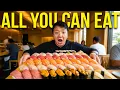 LATE NIGHT All You Can Eat SUSHI OMAKASE Buffet BEST PREMIUM SUSHI BUFFET in New York City