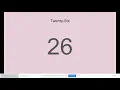 Number Recognition 1-30 Random
