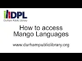 How to access Mango Languages