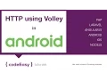 How to make Http calls using Volley in Android