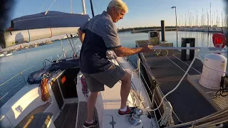 Ep 33 Refining My Solo Docking Technique   Spring Line and Pivot Point