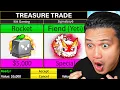 Trading From Rocket To Fiend Fruit In 24 Hours Blox Fruits