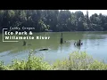 Eco Park - Logging Road Trail Willamette River Canby Oregon