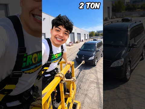 HALAT İLE 2 TON ARABA ÇEKEBİLİR MİYİZ?