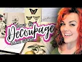 How to decoupage CARD STOCK Easy tips to craft with thick paper and more